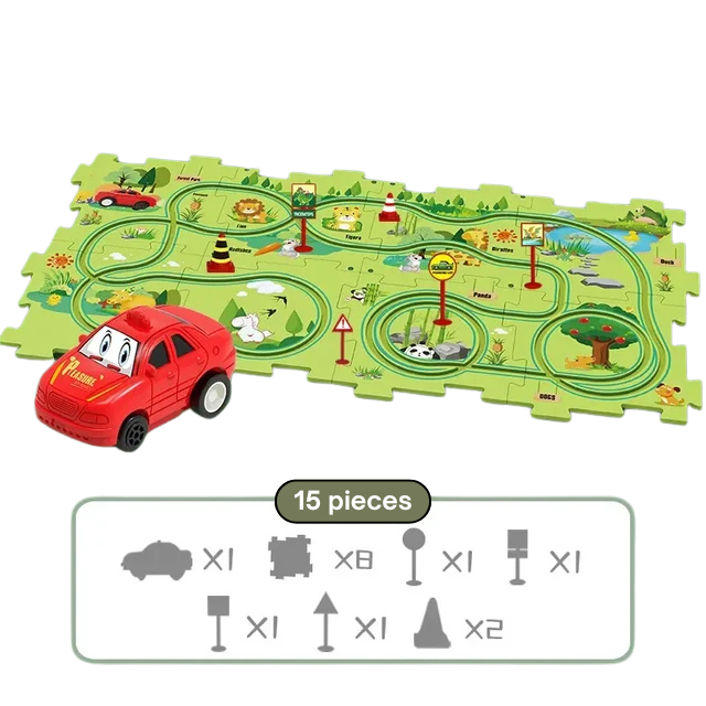 PuzzleTrack™ Kids Racing Set