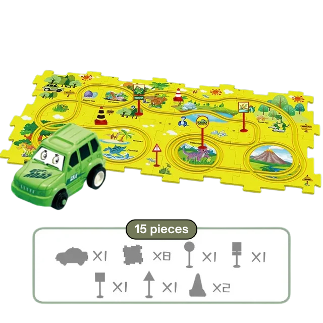 PuzzleTrack™ Kids Racing Set
