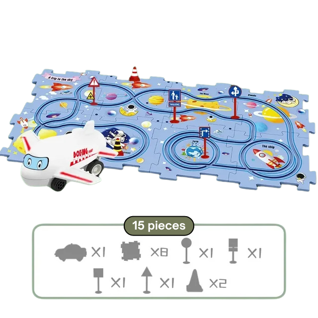 PuzzleTrack™ Kids Racing Set