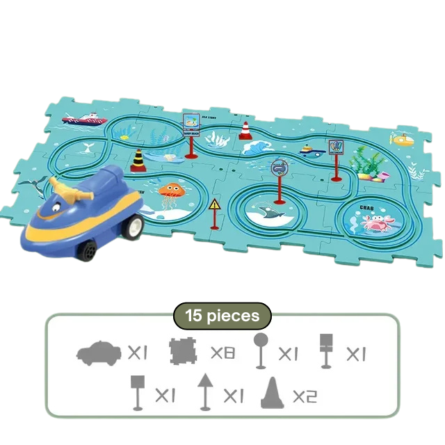 PuzzleTrack™ Kids Racing Set