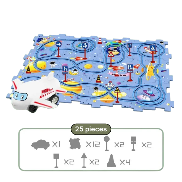 PuzzleTrack™ Kids Racing Set