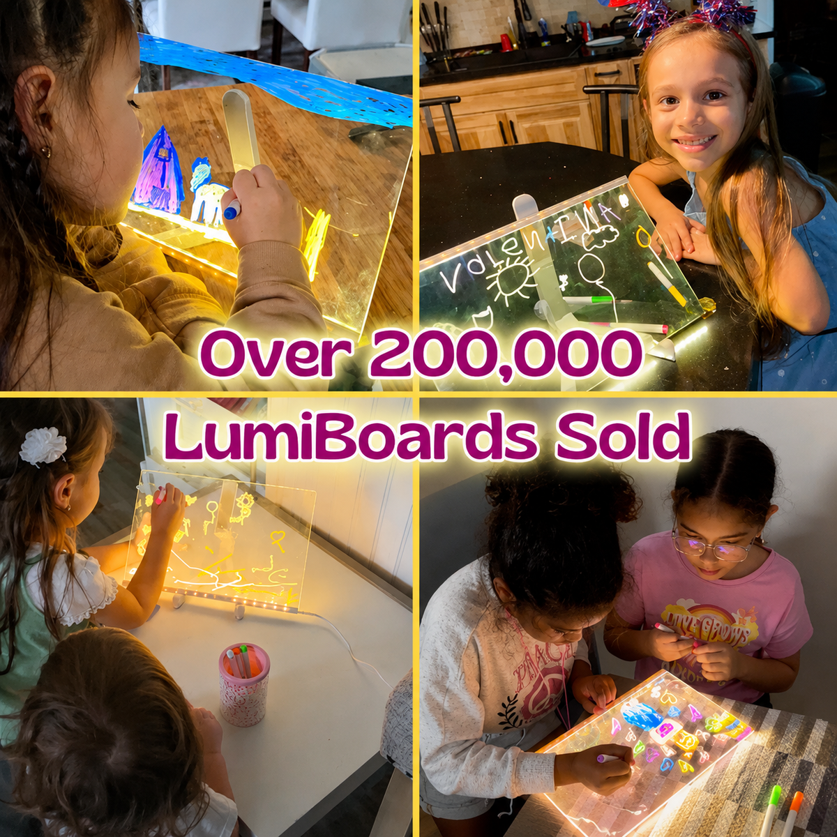 GlowBoard™ LED Magic Drawing Board