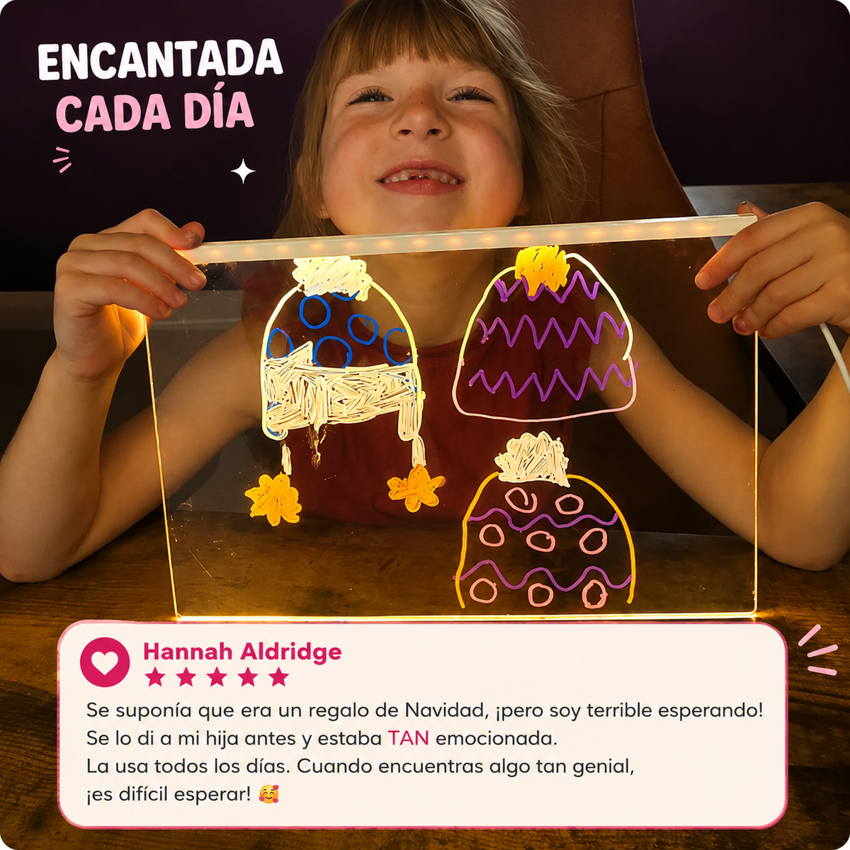 GlowBoard™  LED Magic Drawing Board