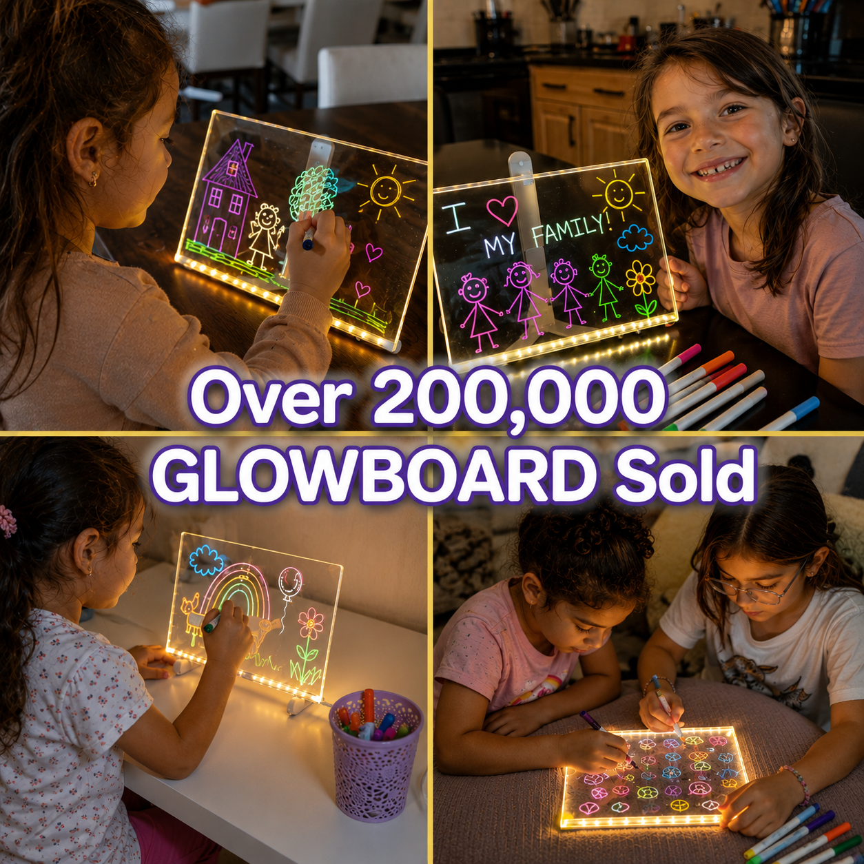 GlowBoard™  LED Magic Drawing Board