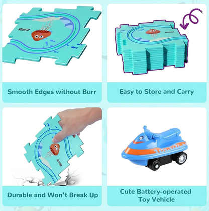 PuzzleTrack™ Kids Racing Set